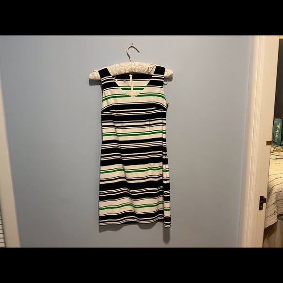 Dress Barn Dress Set Navy & Green - Picture 3 of 7